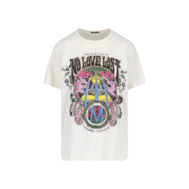 Mother Denim 女士 FW25 T恤 Mother and Polos T恤白色T恤