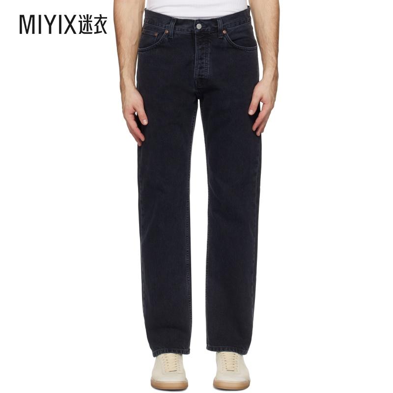 Nudie Jeans男士黑色 Rad Rufus 牛仔裤 迷衣时尚