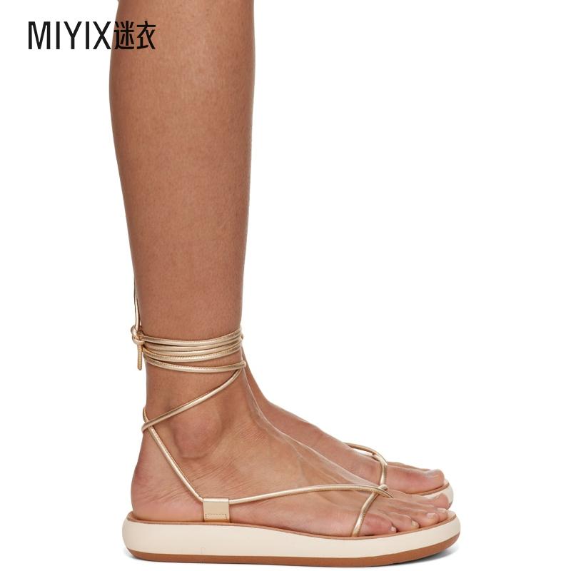 Ancient Greek Sandals 女 金色 Diakopes Comfort 凉鞋 迷衣时尚