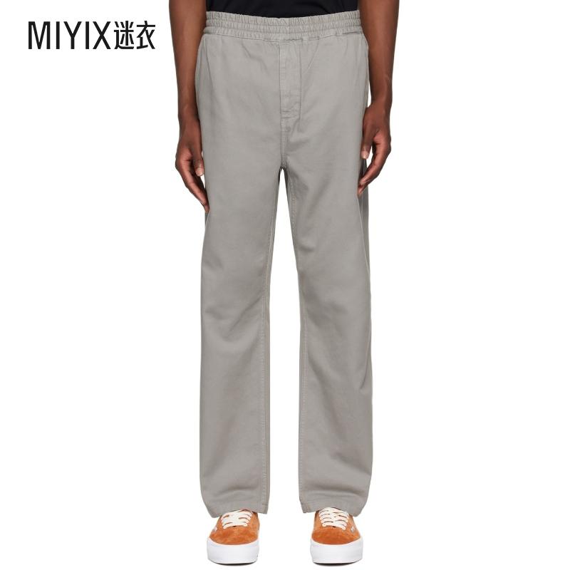 Carhartt 卡哈特男 灰色 Flint 长裤 迷衣时尚