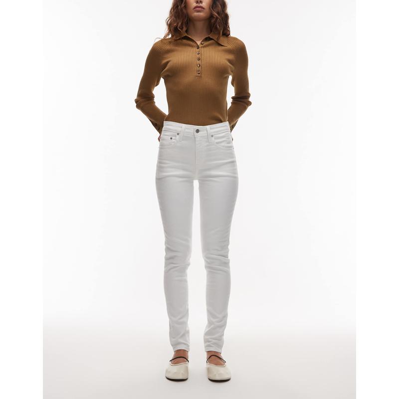 Levi's 女士 牛仔长裤 721 高腰紧身牛仔裤(本色)