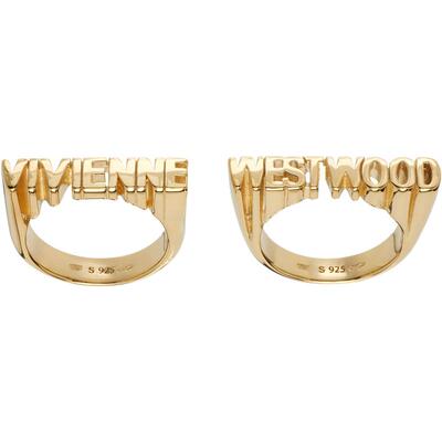 Vivienne Westwood 西太后 男士 戒指 两件装 Essex