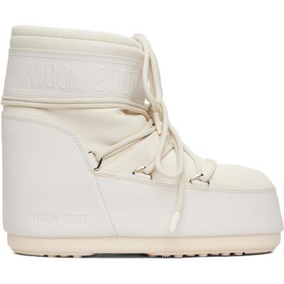 Moon Boot 月亮靴 男士 短靴 灰白色 Icon Low Rubber 踝靴
