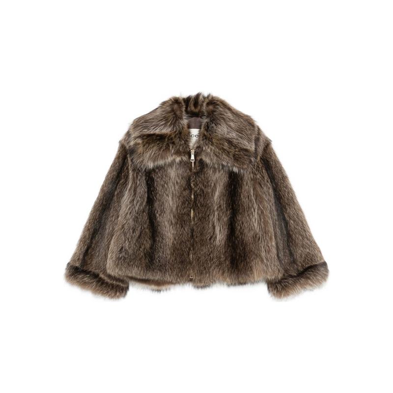 IACOPA 女士 FW25 夹克 棕色夹克