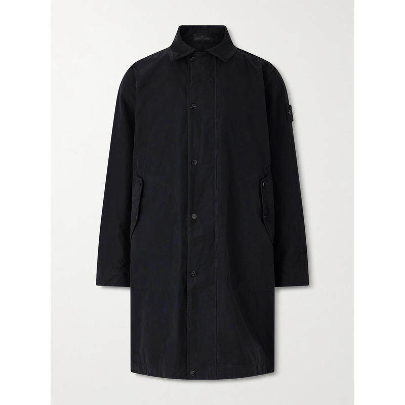 Stone Island 石头岛 男士 SS26 外套 Ghost David 科技帆布大衣