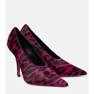 Paris Texas 女士 高跟鞋 Jessica 105 豹纹小牛毛浅口鞋