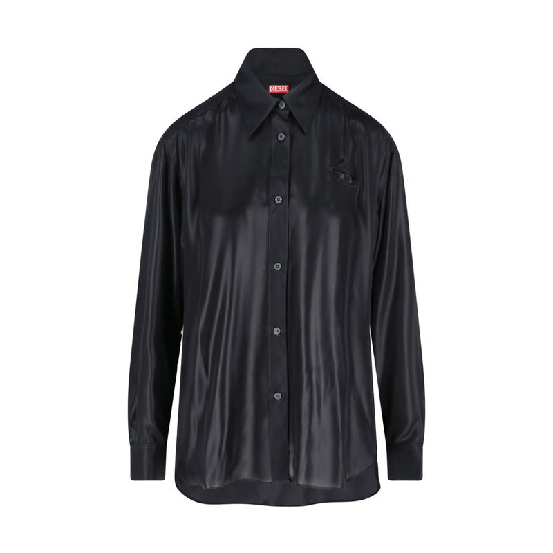 Diesel 女士 SS26 衬衫 黑色衬衫