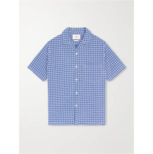 PORTUGUESE FLANNEL 男士 FW26 衬衫 Soul 可拆卸领印花棉质