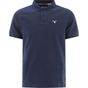 Barbour 男士 SS25 POLO衫 標誌刺繡短袖 Polo 衫
