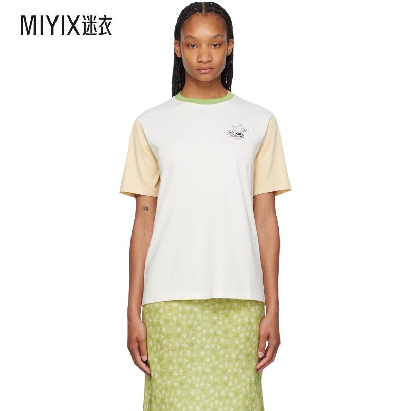 Maison Kitsuné  女 白色 Café Kitsuné T 恤 迷衣时尚
