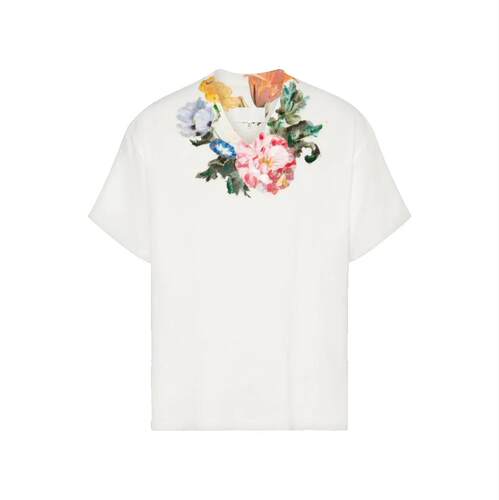 Maison Margiela 马吉拉 男士 T恤 Flower Print Jersey T-Shirt