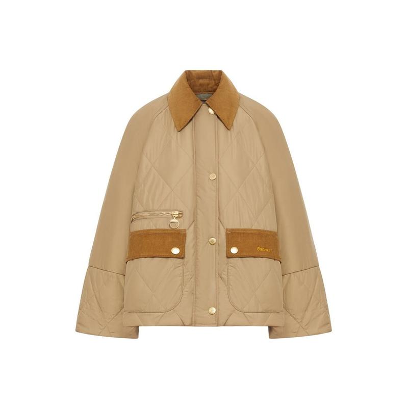 Barbour 女士 FW25 夹克 拉鍊細節襯墊夾克