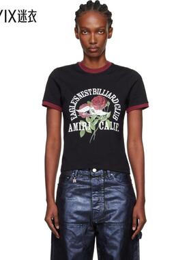 Amiri 女款黑色 Eagle Ringer T 恤 迷衣时尚