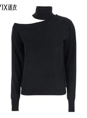 【秋季新品】Federica Tosi 女款SCOLLATA MISTO CON COLLO STACC