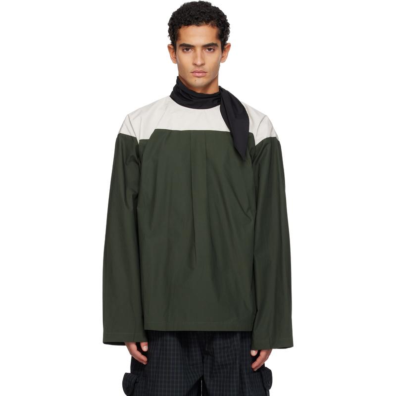 SC103 男士 衬衫 绿色 Compass 衬衫