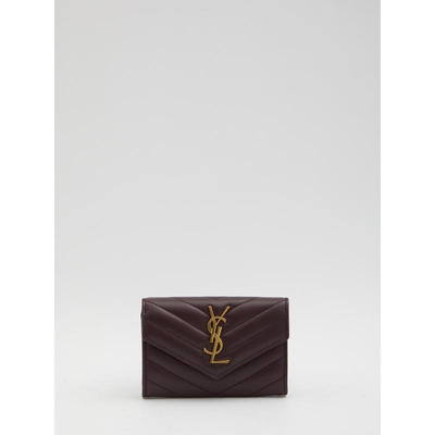 Saint Laurent 女士 FW25 钱包 Cassandre 馬特拉塞小號信封錢包