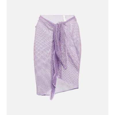 SIMKHAI 女士 罩衫 Doris 精饰网纱海滩