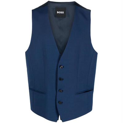 Hugo Boss 雨果博斯 男士 FW23 马甲 CHALECO CONJUNTO