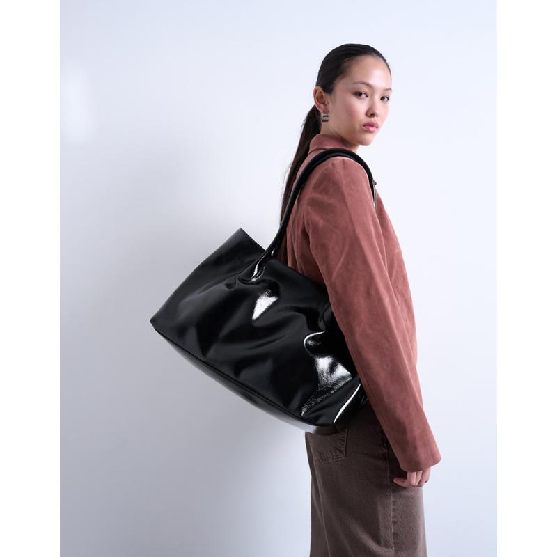 Topshop 女士 托特包 Toby tubler 手柄手提包(黑色)