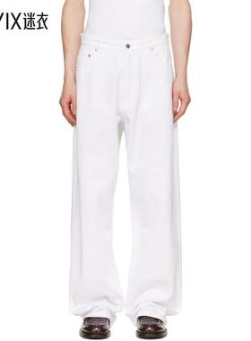 Abra 男款白色 Poster 牛仔裤 迷衣时尚