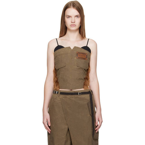 Andersson Bell 女士 背心 棕色 Trouser Custom Bustier 上装