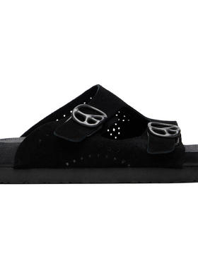 Needles 男士 凉鞋 黑色 Double Strap