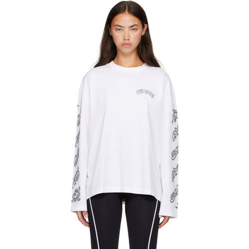 Off-White 女士 T恤 白色 Paisley Diags