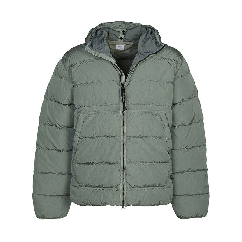 C.P. Company 男士 FW25 夹克 護目鏡連帽羽絨衣