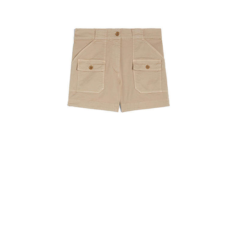 Aspesi 女士 SS25 短裤 腰带袢短裤