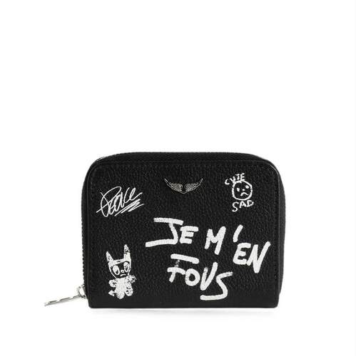Zadig  Voltaire 萨迪格伏尔泰 女士 FW26 钱包 ZV ARTY 迷你标签