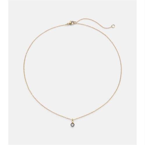 STONE AND STRAND 女士 项链/吊坠 The 10kt 阴影金色钻石短项链