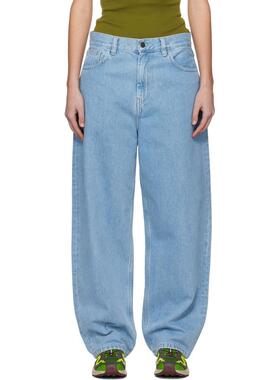 Carhartt WIP 卡哈特 女士 牛仔长裤 蓝色 Brandon 牛仔裤