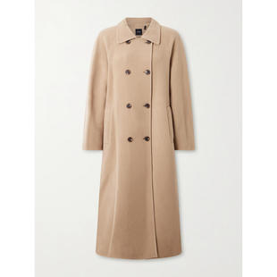 Theory 思睿 女士 SS26 大衣 双排扣羊毛羊绒混纺