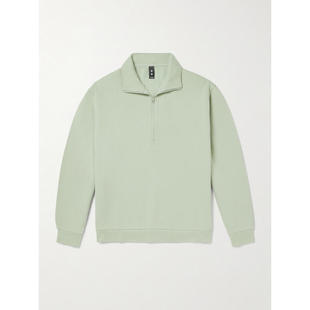 lululemon 男士 SS26 卫衣 Steady State 棉混纺针织半拉链卫衣