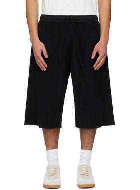 MM6 Maison Margiela马吉拉 男士 短裤 黑色 Inside-Out 短裤