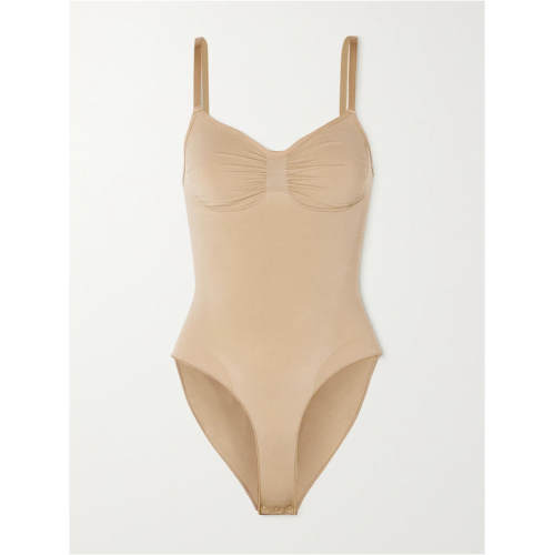 SKIMS 女士 CO 连体衣 Sculpt Brief 无缝土褐色