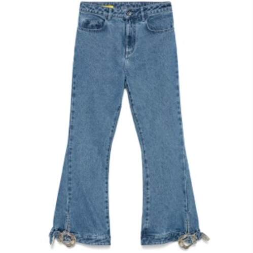 MARQUES ' ALMEIDA 女士 SS25 长裤 蓝色裤子