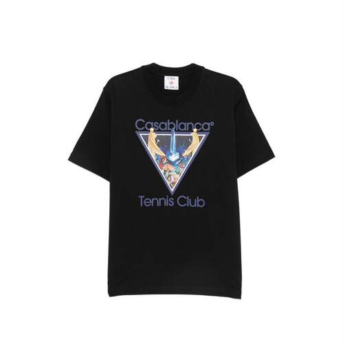 Casablanca 男士 FW26 T恤 CLUB MONDE PERDU 网球印花