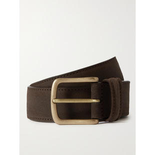 Anderson's 男士 腰带 3.5cm 打蜡绒面皮带