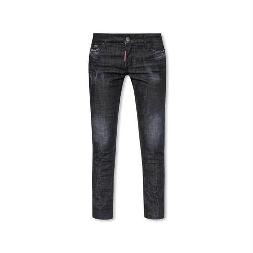 DSquared2 D二次方 女士 SS23 牛仔长裤 徽标牛仔裤