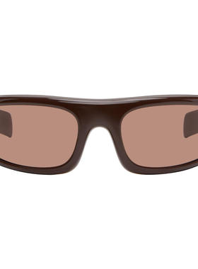 Retrosuperfuture 男士 太阳镜 棕色 Cerchietto 太阳镜