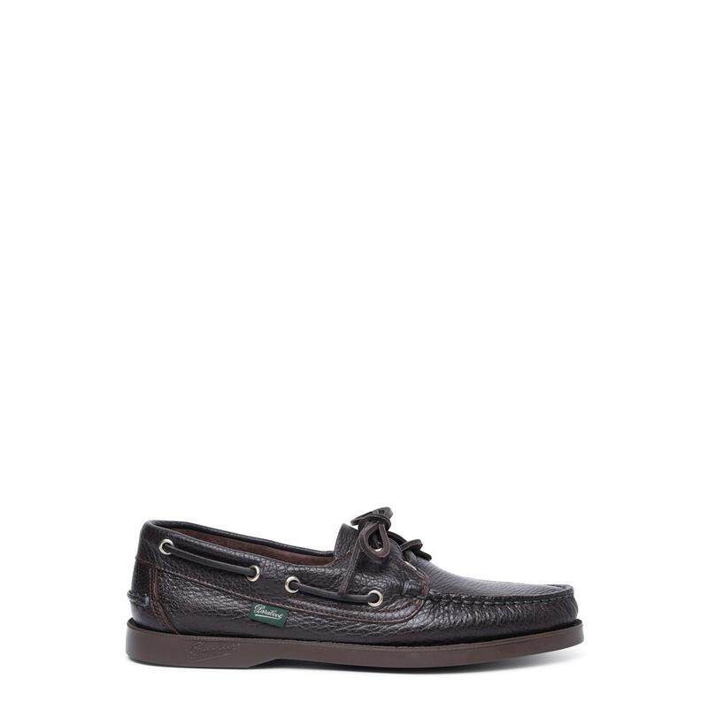 Paraboot 柏哈步 男士 SS26 休闲皮鞋 Paraboot 标志贴片系带鞋