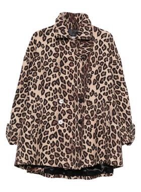 Alberto Biani 女士 FW25 斗篷 棕色夹克