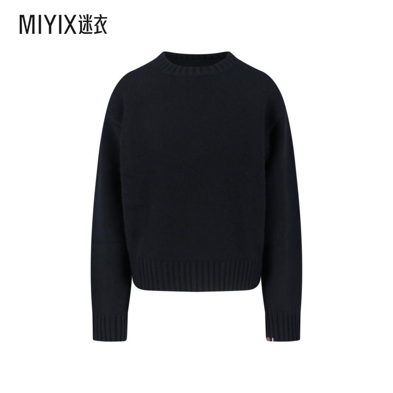 [秋冬新品]Extreme Cashmere 女款超级羊绒黑色毛线衫 迷衣时尚