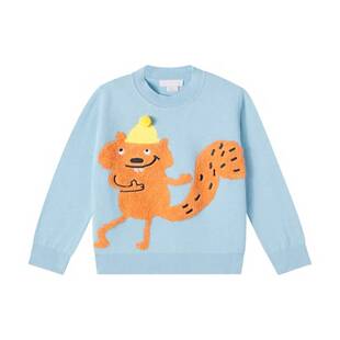Stella Mccartney 斯特拉·麦卡特尼 男童 毛衣 刺绣棉质针织童装