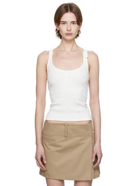 Courrèges 女士 背心 白色 90's Rib 背心