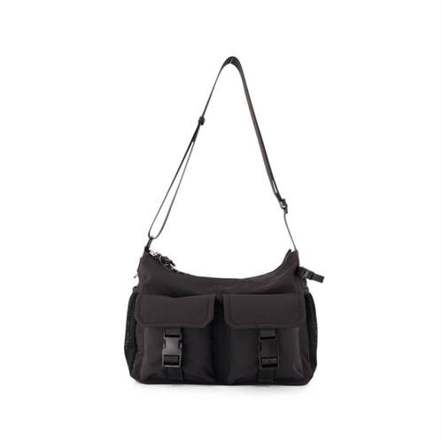 A.P.C. 男士 FW26 手提包 POLYAMIDE TREK 黑色手袋