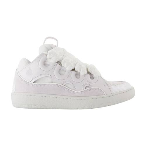 Lanvin 浪凡 女士 SS26 运动鞋 CURB 白色小牛皮