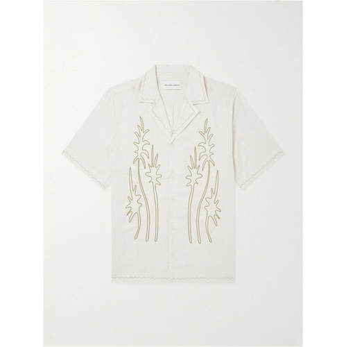 Frescobol Carioca 男士 FW26 衬衫 Alves 刺绣亚麻