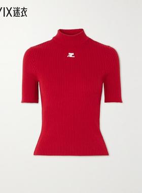 【早秋新品】Courrèges 女款短袖针织衫 迷衣时尚